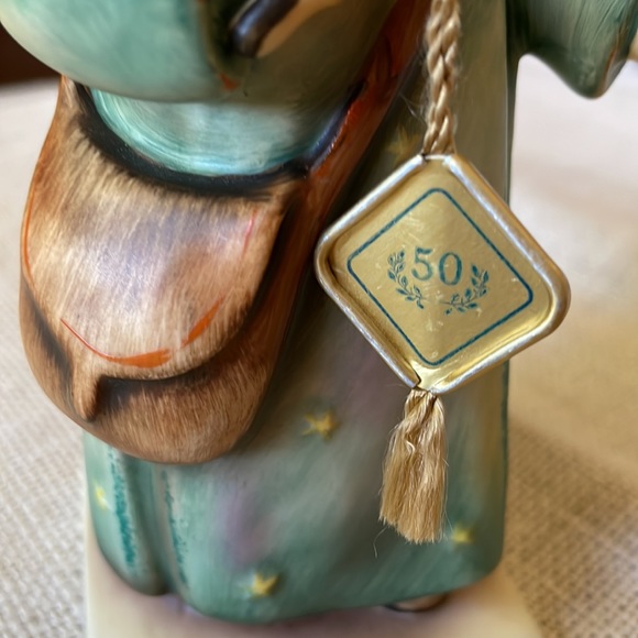 Vintage Hummel Goebel Ceramic Celesial Musician Playing Violin Figurine 7” - Picture 4 of 13